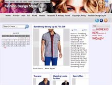 Tablet Screenshot of fashiondesignstyle.com